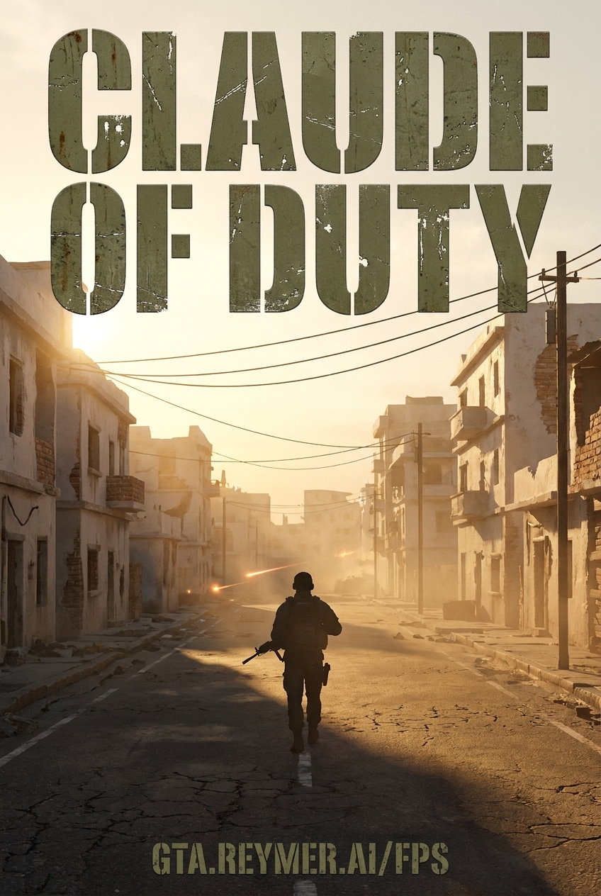 Плакат Claude of Duty